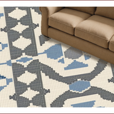 Ultra Soft Area Rug, Non Slip, Stain Resistant, Washable Area Rugs for Living Room, Bedroom, Coastal Nautical Stripe(Beige)