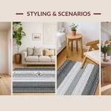 Luxurious Earth Tones with Tassels(Gray)