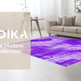Ultra Soft Area Rug, Non Slip, Stain Resistant, Washable Area Rugs for Living Room, Bedroom, Artistic Ethereal Color Blend(Purple)