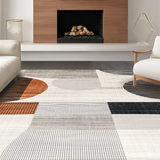 Ultra Soft Area Rug, Non Slip, Stain Resistant, Washable Area Rugs for Living Room, Bedroom, Elegant Minimalist Animal Theme(Gray)