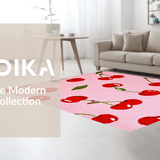 Chic Modern Cherry Illustration(Pink)