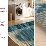 Ultra Soft Area Rug, Non Slip, Stain Resistant, Washable Area Rugs for Living Room, Bedroom, Ombre Spectrum Area Rug(Blue)