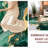 Chic Textured Marble Design Elements(Green)