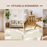 Sophisticated Abstract Linework Style(Beige)