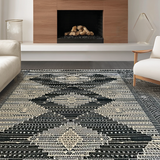 Contemporary Symmetrical Artful Geometrics(Black)
