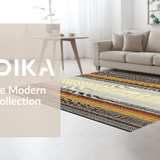 Ultra Soft Area Rug, Non Slip, Stain Resistant, Washable Area Rugs for Living Room, Bedroom, Charming Rustic Cowhide Aesthetic(Yellow)