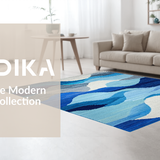 Refined Fluid Brushstroke Arrangement(Blue)
