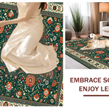 Lively Eclectic Green Floral Palette(Green)
