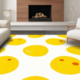 Ultra Soft Area Rug, Non Slip, Stain Resistant, Washable Area Rugs for Living Room, Bedroom, Soft Textured Earth Tone Delight(Yellow)