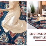 Lively Geometric Contemporary Flair(Blue)