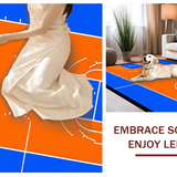 Ultra Soft Area Rug, Non Slip, Stain Resistant, Washable Area Rugs for Living Room, Bedroom, Rustic Sports Court Inspired Look(Blue)