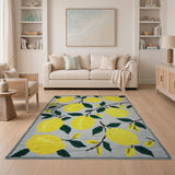 Lemon Branch Yellow Area Rug