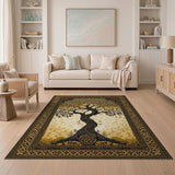 Golden Tree of Life Celtic Heritage Rug