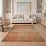 Terracotta Southwestern Geometric Rug
