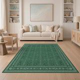 Green Traditional Persian Area Rug