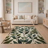 Eucalyptus Leaf Bud Green Area Rug
