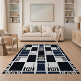Bold Geometric Heritage Tribal Area Rug