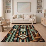 Southwestern Tribal Canyon Stripes Rug