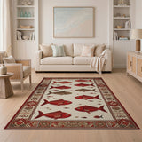 Red Fish Heritage Tribal Area Rug