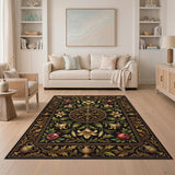Regal Gold Lily Pomegranate Crown Rug