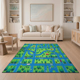 Kids City Streets Cartoon Play Rug
