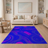 Slake Neon Contour Area Rug