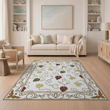 Ornate Grape Vine Chalice Area Rug