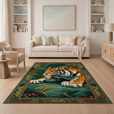 Majestic Jungle Tiger Tapestry Rug