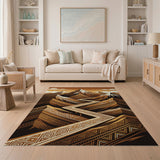 Heritage Tribal Snowy Mountains Area Rug