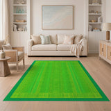 Vibrant Green Scale Texture Area Rug