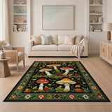 Whimsical Mushroom Grove Area Rug