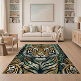 Fierce Forest Tiger Area Rug