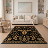 Golden Beetle Heritage Tribal Area Rug