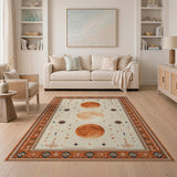 Terracotta Moons Heritage Tribal Rug