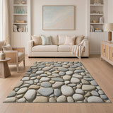 Pebble Beach Grey Area Rug