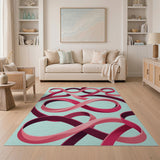 Infinity Ribbon Loop Area Rug