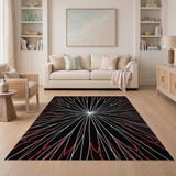 Starburst Radiance Geometric Area Rug