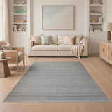 Beige Heritage Tribal Dot Stripe Rug