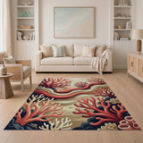 Vibrant Coral Reef Area Rug