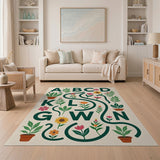 Playful ABC Botanical Garden Rug