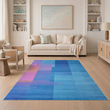 Multi-color and Patterns Geometric Modern Multi-Color Area Rug