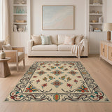Intricate Multi-Color Floral Persian Rug