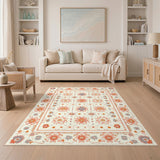 Pink Floral Vintage No. 5 Area Rug