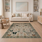 Butterfly Heritage Tribal Area Rug