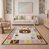 Alphabet Bear ABC Kids Rug