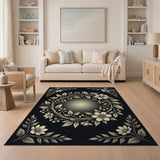 Vintage Floral Wreath Area Rug