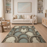 Distressed Moroccan Archway Vintage Rug