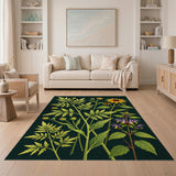 Yellow Sunflower Wildflower Botanical Rug