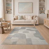 Beige and Neutral Abstract Area Organic Abstract Beige Neutral Area Rug