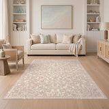Pink Floral Vintage No. 19 Area Rug